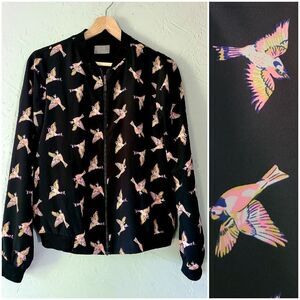 Woman's Oasis Bird Zip Up Jacket Small
